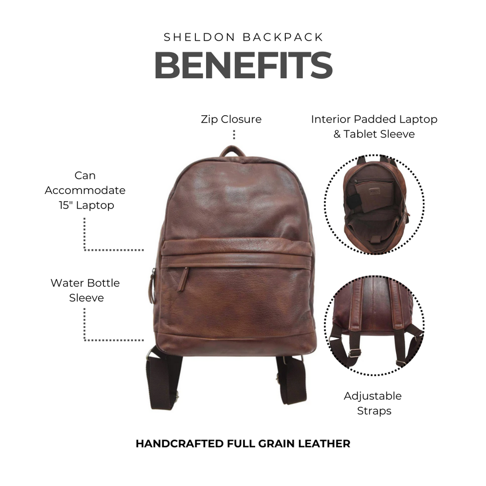 Sheldon Backpack Latico Leathers