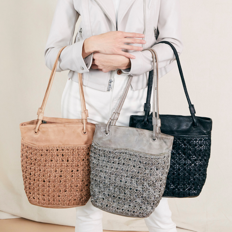 Clover Tote Shoulder Bag Latico Leathers