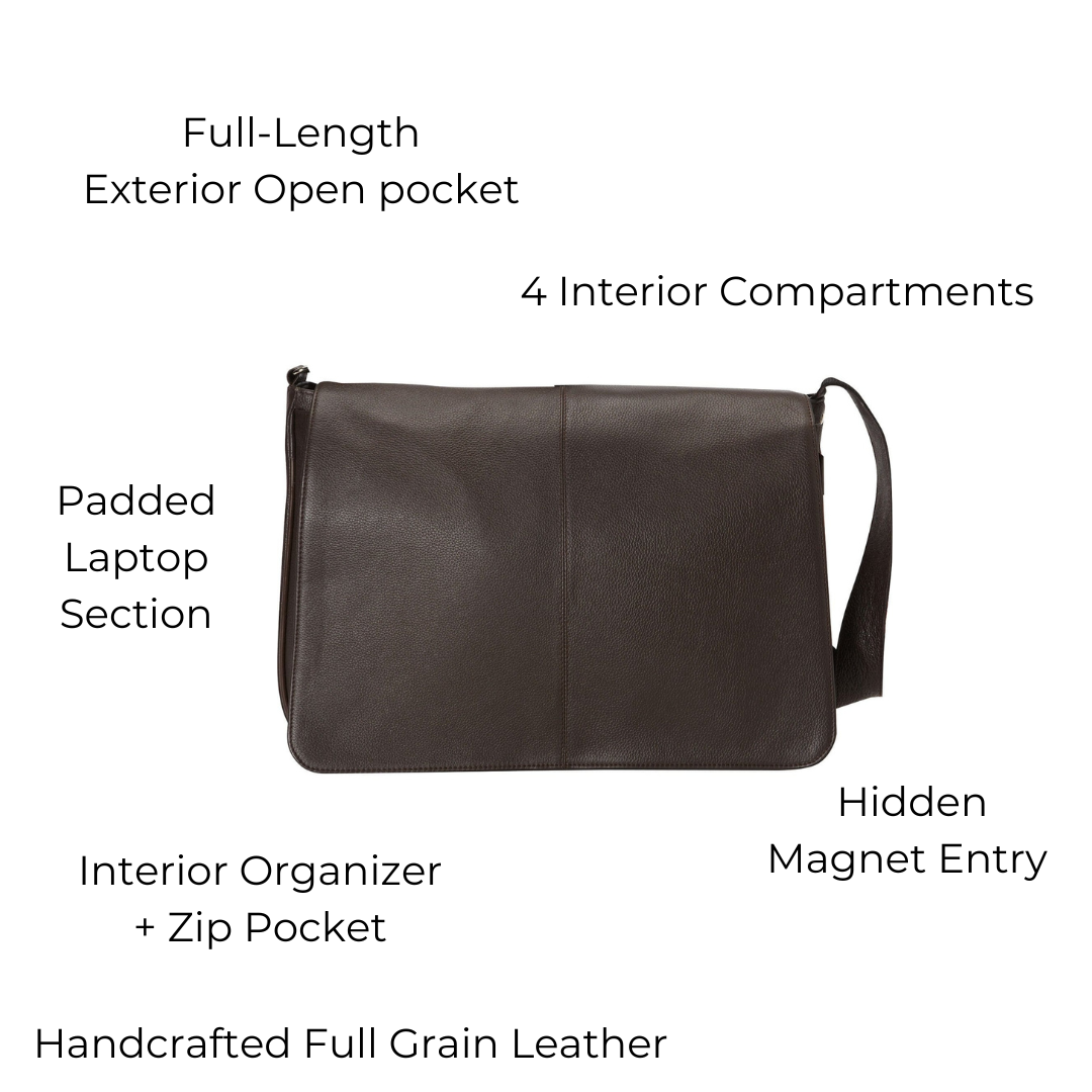 Yellowstone Laptop Messenger Bag Latico Leathers