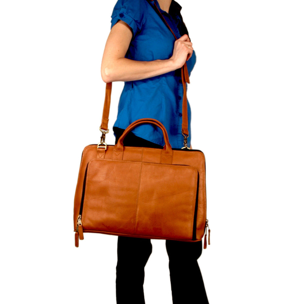 Latico soho laptop brief Clearance