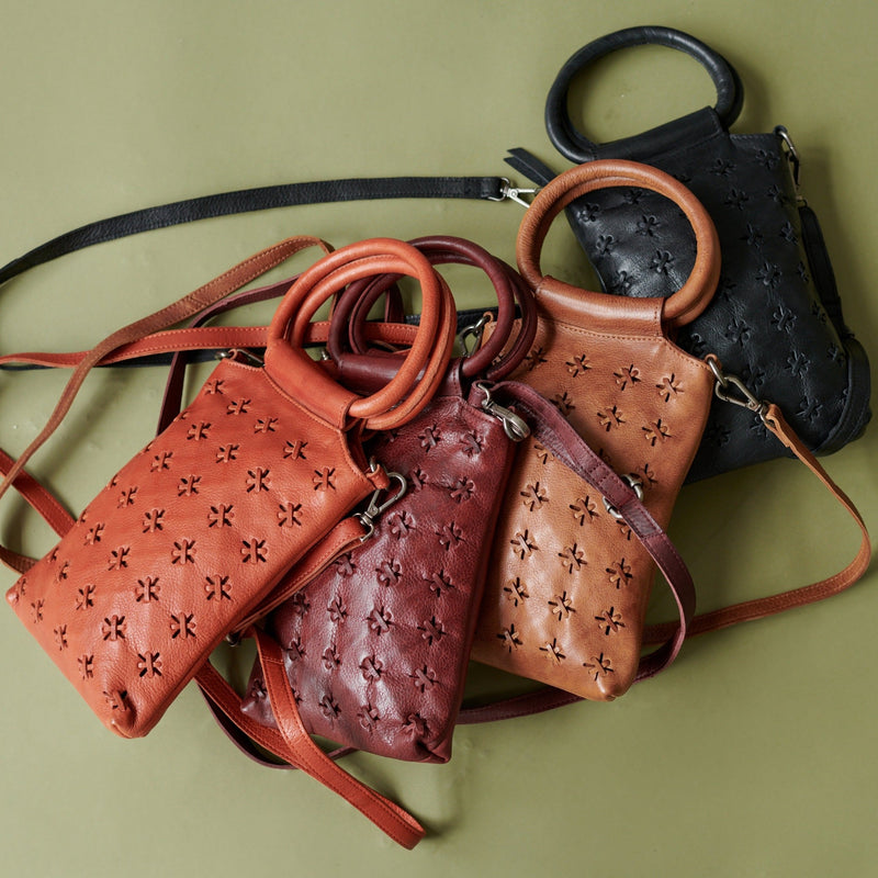 Cooper Nylon Crossbody (Teal)- Designer leather Handbags