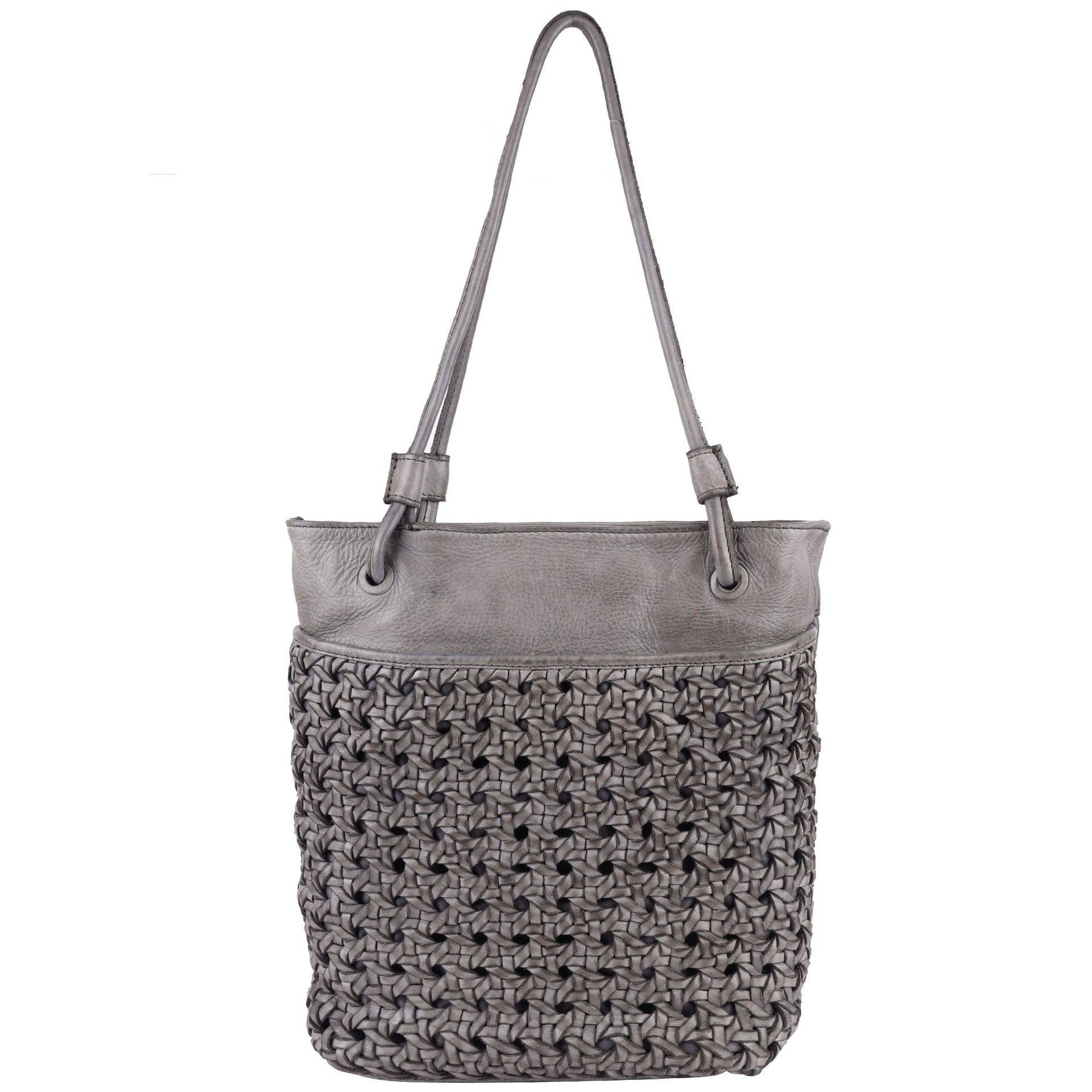 Clover Leather Tote Bag
