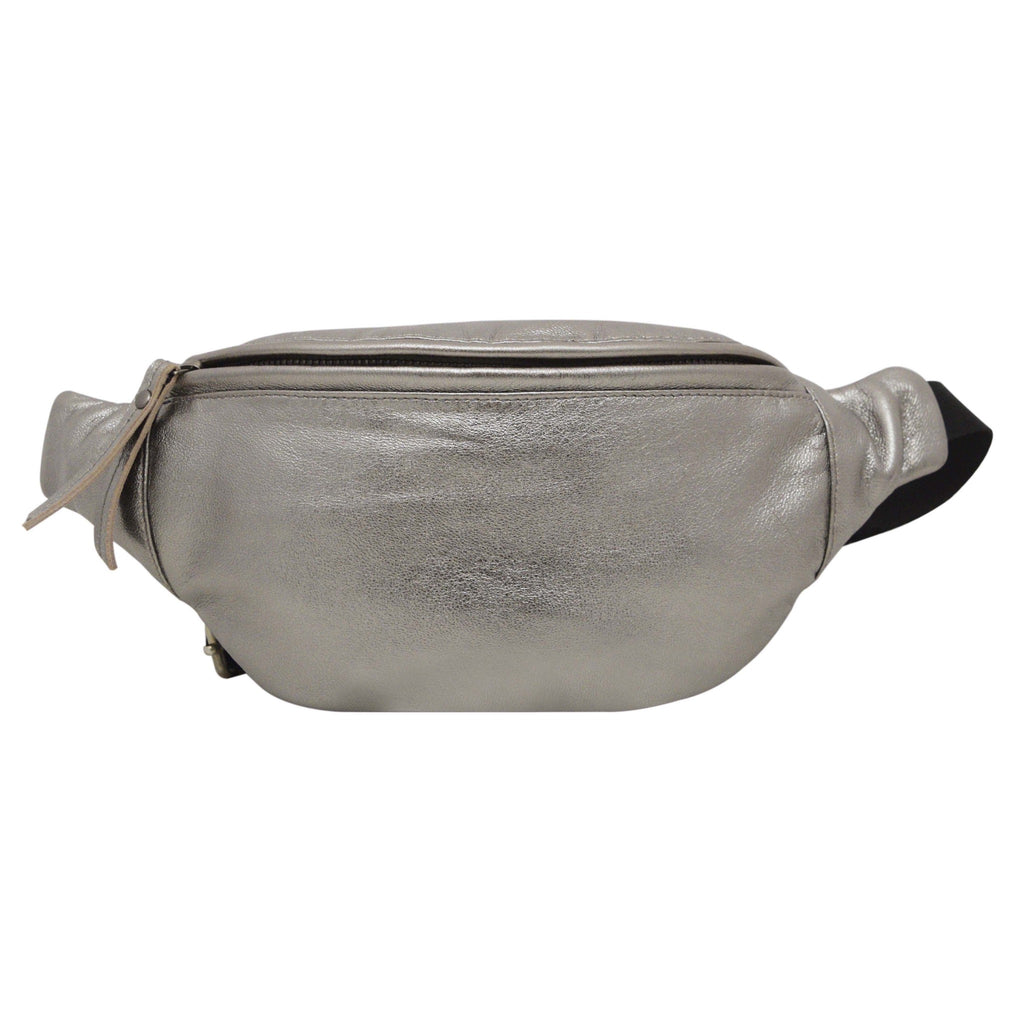 Vegan Leather Fanny Pack - Orange with Black Strap – Mellow Monkey