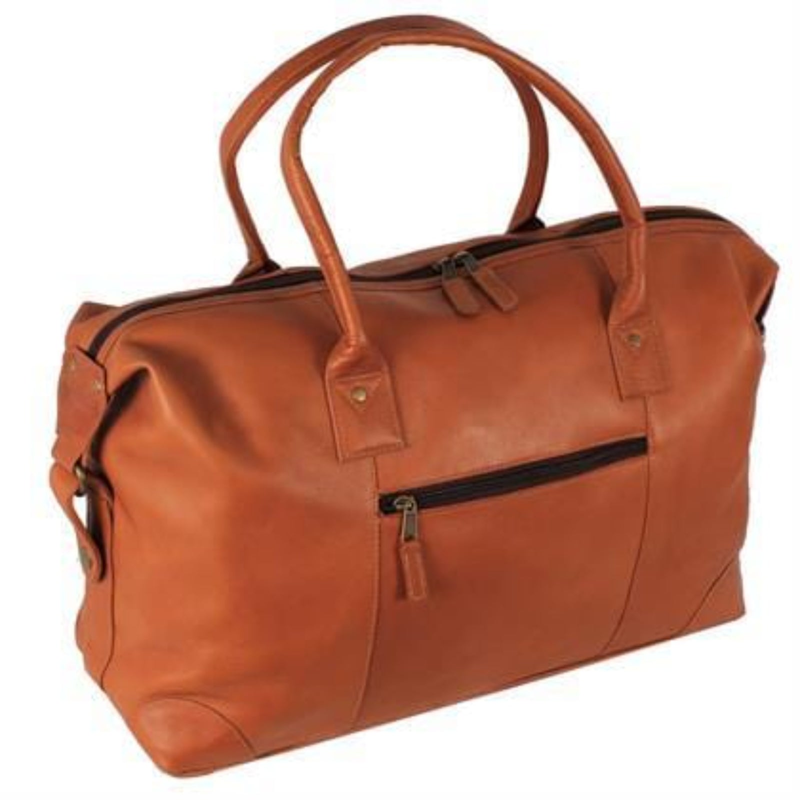 Latico genuine leather patchwork good duffel bag